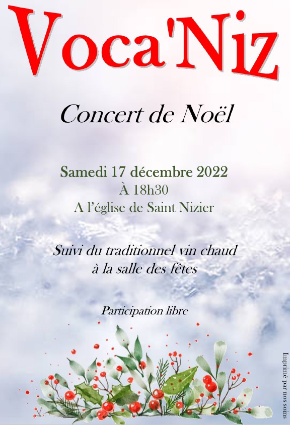 Affiche Noël 2022